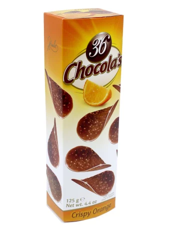 Хрустящий молочный шоколад со вкусом апельсина 125г Hamlet Бельгия