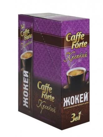 Жокей Caffe Forte растворимый кофейный напиток со вкусом сливок