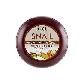 EKEL Крем для лица с муцином улитки Ample Intensive Cream Snail, 100гр